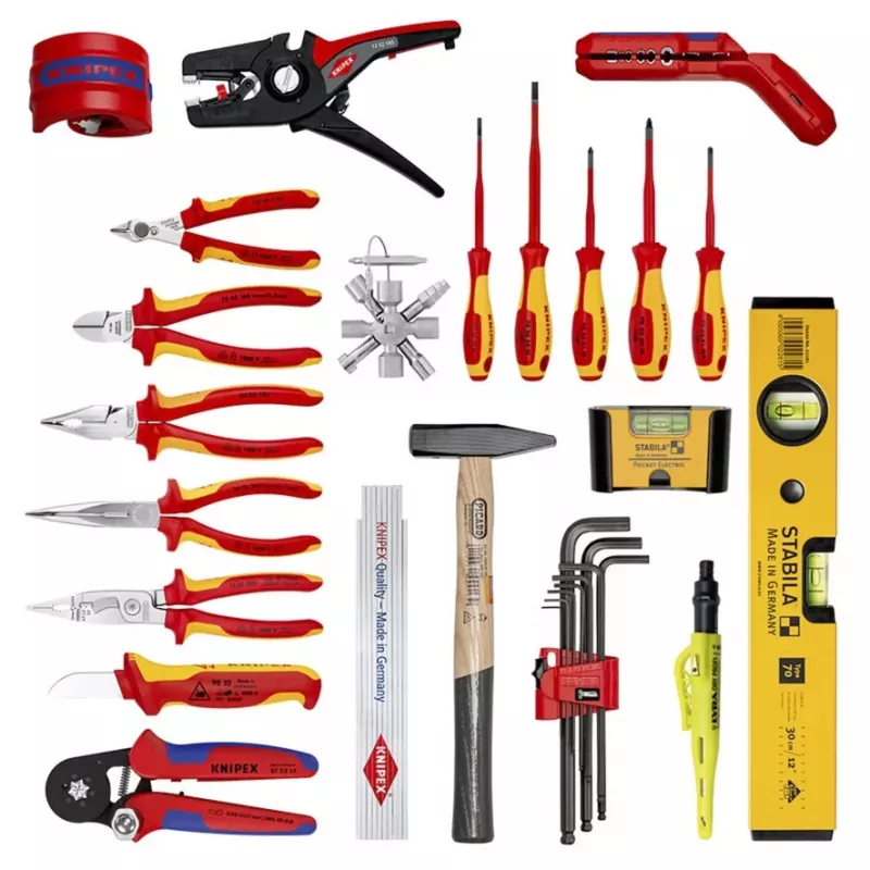 Conjunto de ferramentas de mecânico Knipex 00 21 33 E 22 ferramentas
