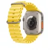 Pulseira Apple MQED3ZM/A acessório para smartwatch amarelo fluoroelastómero