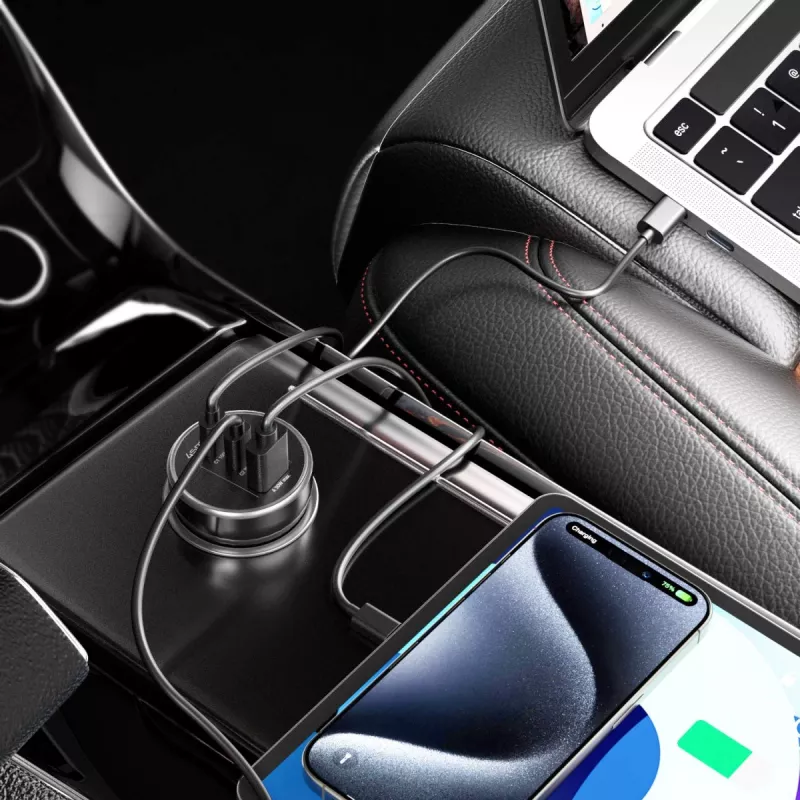 4smarts carregador de automóvel VoltRoad Ultimate 160W preto (541224)