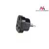 Adaptador de viagem de ficha UK EU PL
