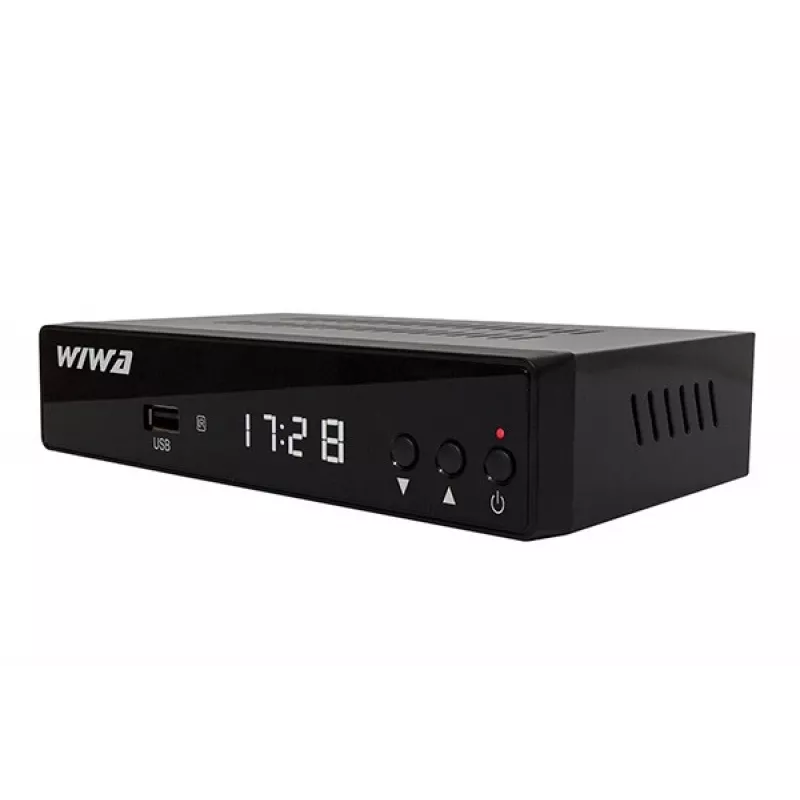 Recetor de TV WIWA H.265 MAXX — sintonizador digital DVB-T / DVB-T2 com suporte H.265 (HEVC)