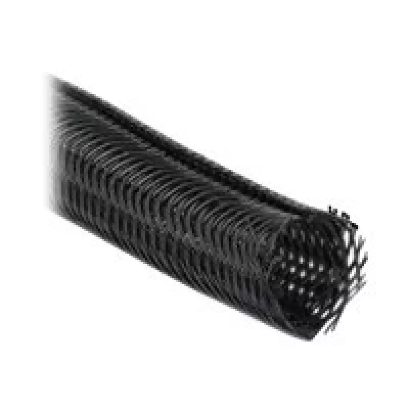 Manga de malha DeLOCK 19046 10 m x 19 mm preto