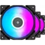 Ventoinha para PC PCCOOLER HALO-RGB-3I1 de 120mm, 1000–2000 rpm, iluminação RGB