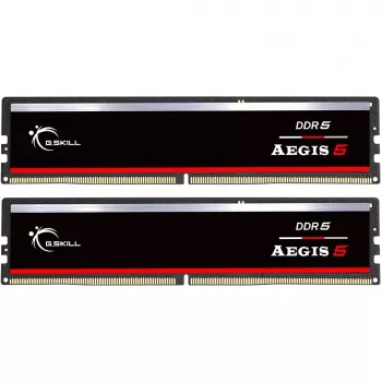 DIMM 64 GB DDR5-6000 (2x 32 GB) Dual-Kit, memória RAM preta, F5-6000J3636F32GX2-IS, Aegis 5, INTEL XMP, AMD EXPO