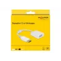 Adaptador DisplayPort 1.2 ficha para conetor fêmea VGA DeLOCK 61007