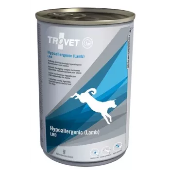 TROVET Hypoallergenic LRD com borrego - comida húmida para cães - 400 g