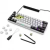 Teclado Sharkoon SGK50 S4 Home USB QWERTZ alemão branco RGB LED 60%