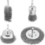 Conjunto de escovas de arame para broca KWB 597530 – 4 peças (para berbequins, limpeza de metal e superfícies)