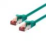 Cabo de rede LOGON TCF66F003G RJ-45 Cat6a 0,3 m verde