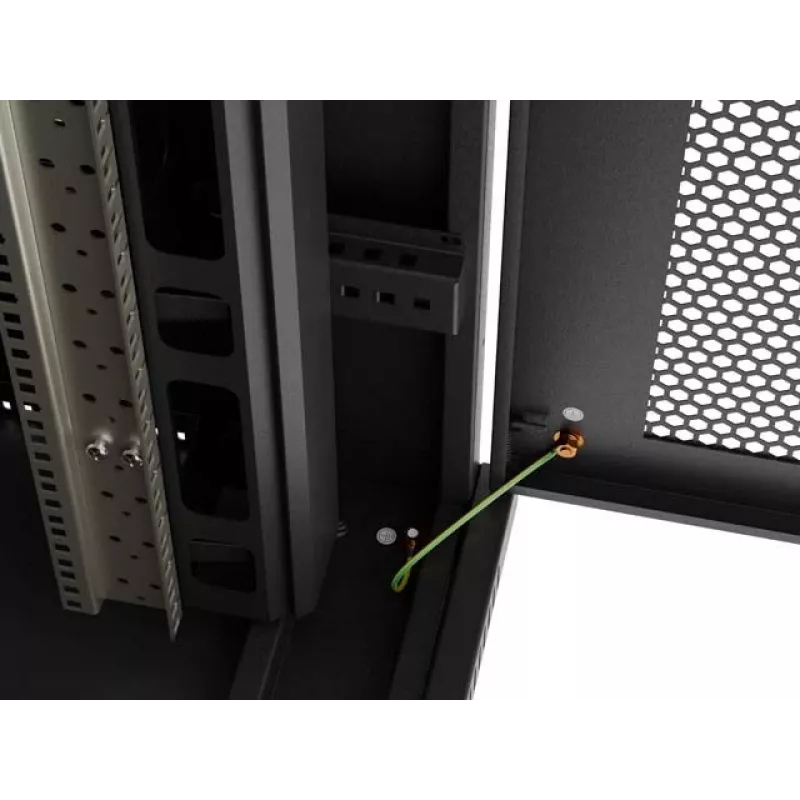 Armário rack LANBERG FF01-8247-23BL 47U armário autónomo, 2343×800×1200 mm, IP20, 165 kg, carga 1200 kg