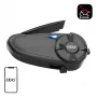 Intercomunicador para motociclo EJEAS Q7 Bluetooth headset de capacete com grande alcance e comunicação mãos-livres