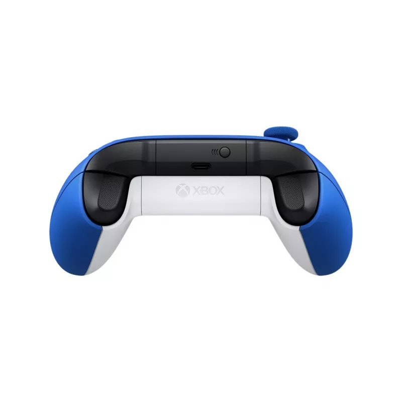 Comando sem fios Microsoft Xbox azul e branco Bluetooth/USB gamepad analógico/digital Android, PC, Xbox One, Xbox One S, Xbox One X, Xbox Series S, Xbox Series X, iOS