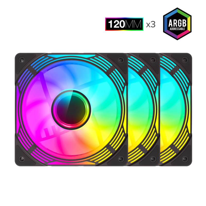 Gamemax | Ventoinha de caixa | KF300R BK | Preto