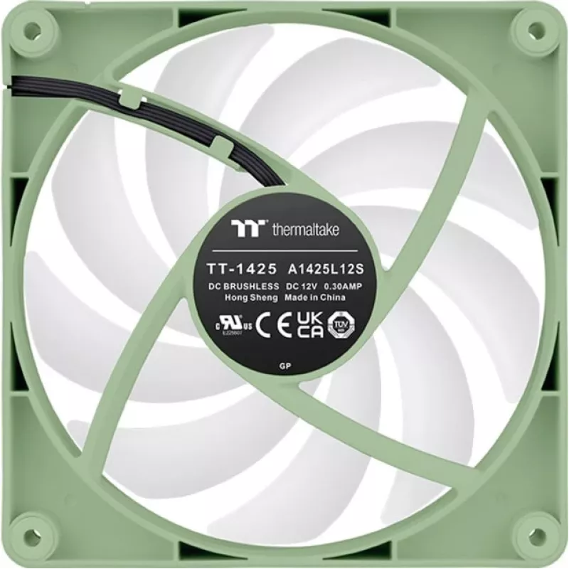 Thermaltake CT140 Reverse ARGB Sync Matcha Green Ventoinhas de caixa de 140 mm, pack de 2 (CL-F201-PL14MG-A)