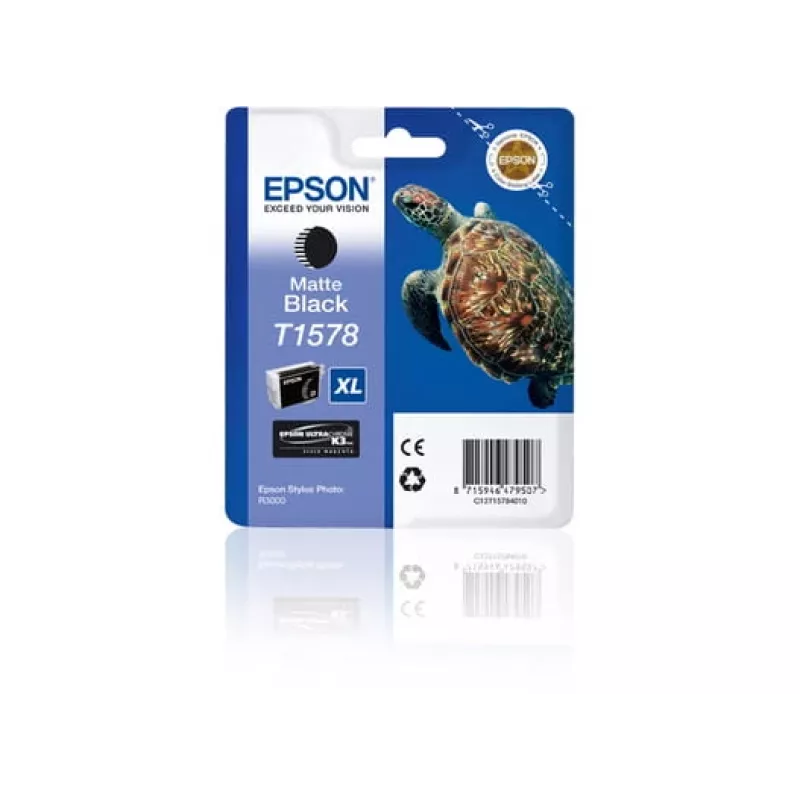 Cartucho de tinta Epson T1578 1 unid. original alta capacidade (XL) preto