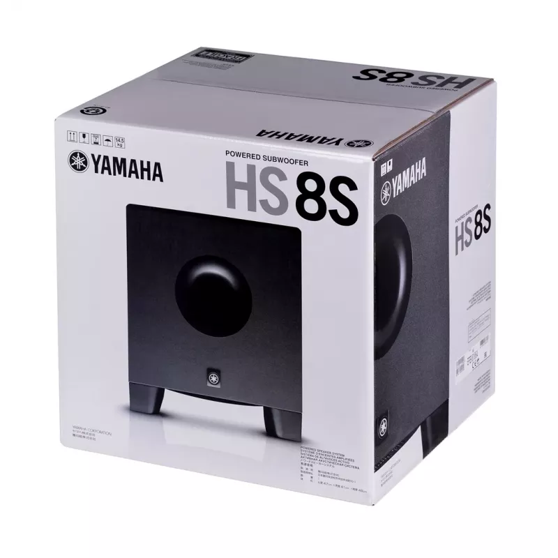 Subwoofer Yamaha HS8S preto 150 W