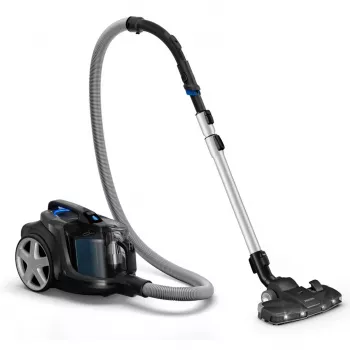 Aspirador vertical Philips PowerPro Expert FC9747/09 — 900 W, 2 l sem saco, HEPA, preto