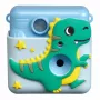 Máquina fotográfica instantânea infantil Denver KPC-1363BU Dino com impressora térmica, 20 MP, Azul