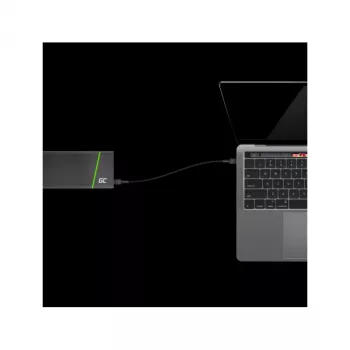 Cabo USB Green Cell KABGC31 USB 2.0 0,3 m USB-C preto