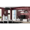 Aparador Cama Sideboard 120 cm SOHO S7 branco/branco brilhante