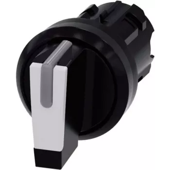 Siemens Anel frontal de interruptor rotativo Plástico Preto, Branco 2 x 45 ° SIRIUS ACT 3SU1002-2BL60-0AA0 1 unid. (3SU1002-2BL60-0AA0)