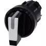 Siemens Anel frontal de interruptor rotativo Plástico Preto, Branco 2 x 45 ° SIRIUS ACT 3SU1002-2BL60-0AA0 1 unid. (3SU1002-2BL60-0AA0)