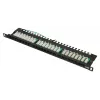 Patch panel Extralink CAT6 UTP 0.5U 24 portas