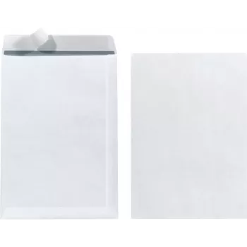Herlitz 10837144 envelope de envio C5, sem janela, branco, autoadesivo, 90 g/m²