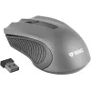 Rato sem fios simétrico 2,4 GHz, 3 botões, alcance 10 m