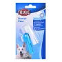 Escova de dentes de dedo para animais Trixie 2550 — tecnopolímero, 60 mm de altura, pack de 2, para gatos e cães