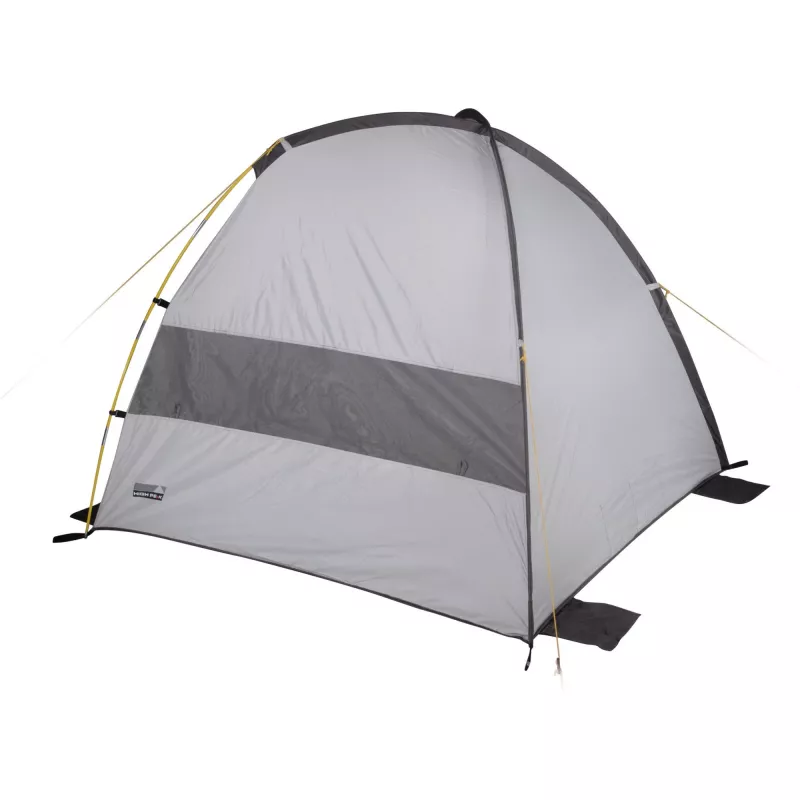Concha de praia Rapid Beach 80, tenda prateado/cinzento
