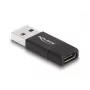Adaptador DeLOCK 60001 USB A USB C preto