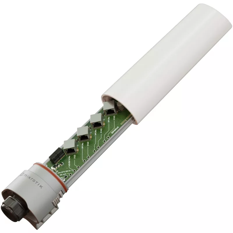 MikroTik GPeRx4 (GPER14i) splitter/extensor PoE++