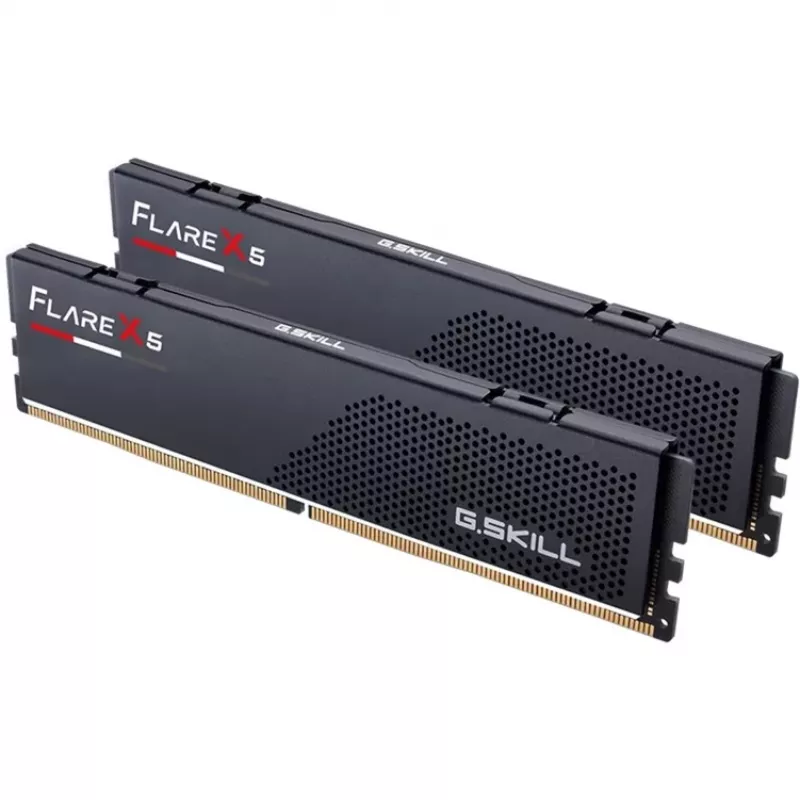 DIMM 64 GB DDR5-6000 (2x 32 GB) Dual-Kit, memória RAM preta, F5-6000J2836G32GX2-FX5, Flare X5, AMD EXPO
