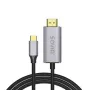 Cabo USB-C para HDMI SAVIO CL-199, 2 m de comprimento, para saída de vídeo/áudio