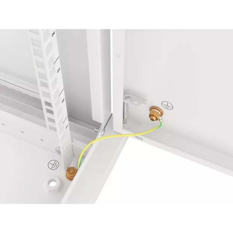 Armário rack Lanberg WF01-6412-00S 12U rack de parede cinzento
