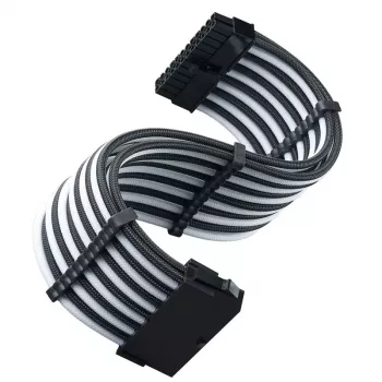 Cabo de extensão ATX SILVERSTONE SST-PP07E-MBBW 30 cm preto/branco