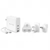 HYPER HJG140WW Carregador para dispositivos móveis universal branco AC carregamento rápido interior