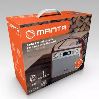 Manta RDI915X Rádio Capri, FM, Bluetooth, USB