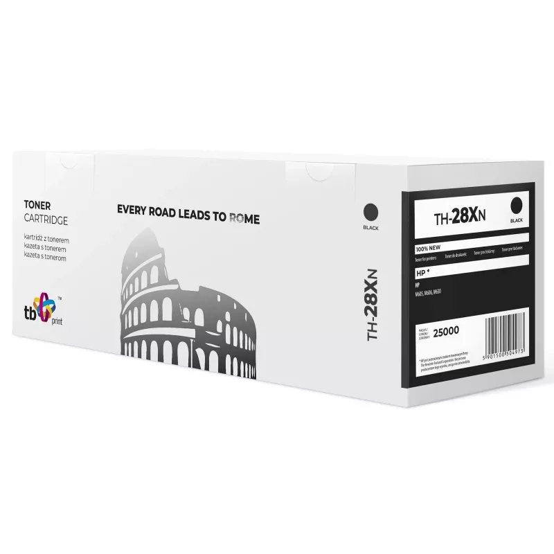 Toner para HP M605, M606, M630 BK TH-28XN 100% novo
