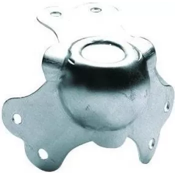 Canto em aço com 3 pernas, Roadinger 64 mm, canto de proteção empilhável para flightcases e equipamento