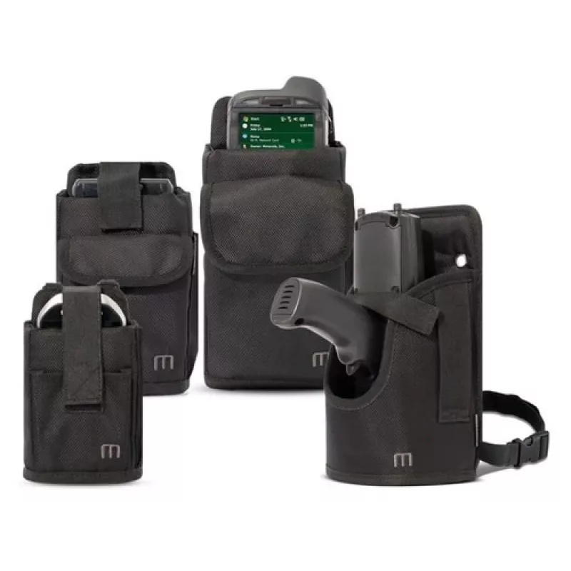 Coldre Mobilis REFUGE Holster HHD L REFUGE Holster HHD L, 1680D poliéster, incl.: cinto de cintura (Basic), compatível com: terminais móveis (031003)