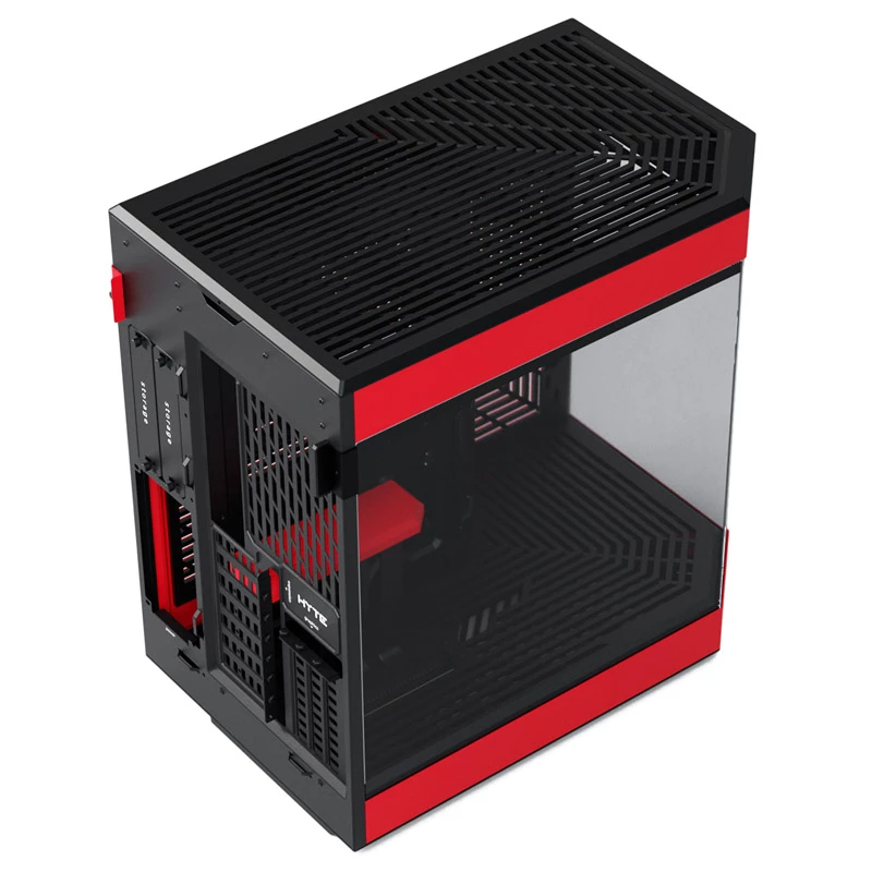HYTE Y60 Midi Tower preto, vermelho