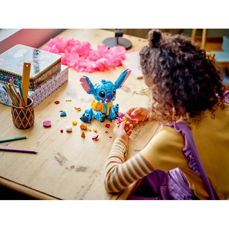 LEGO | Disney Stitch conjunto de brinquedo de construção para crianças com gelado 43249