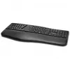 Kensington ProFit Ergo Teclado sem fios FR, tamanho completo (100%), com fio e sem fios, RF Wireless + USB, AZERTY, preto