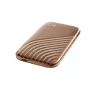 WD My Passport WDBAGF0020BGD - SSD - encriptado - 2 TB - externo (portátil) - USB 3.2 Gen 2 (conector USB-C) - AES de 256 bits - dourado