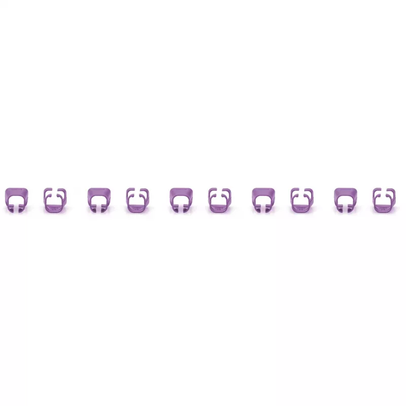 Clipe de codificação de cores Digitus Color Clips para cabo de patch A-CC-VI PVC violeta
