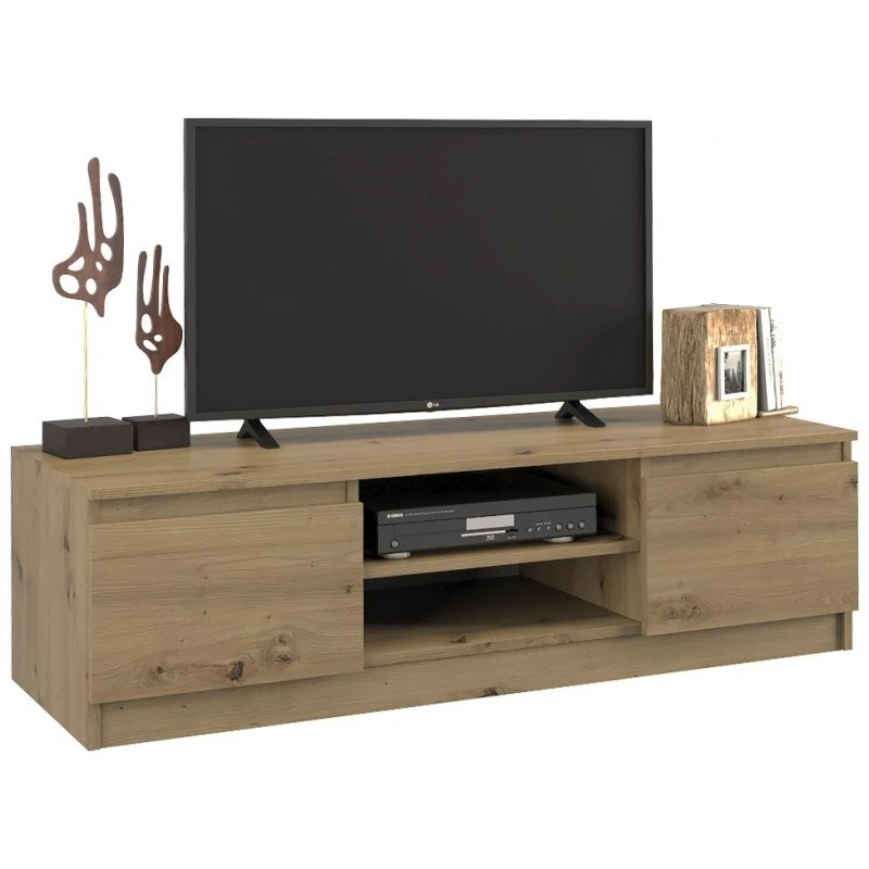 Móvel de TV Topeshop RTV120 ARTISAN com 2 prateleiras