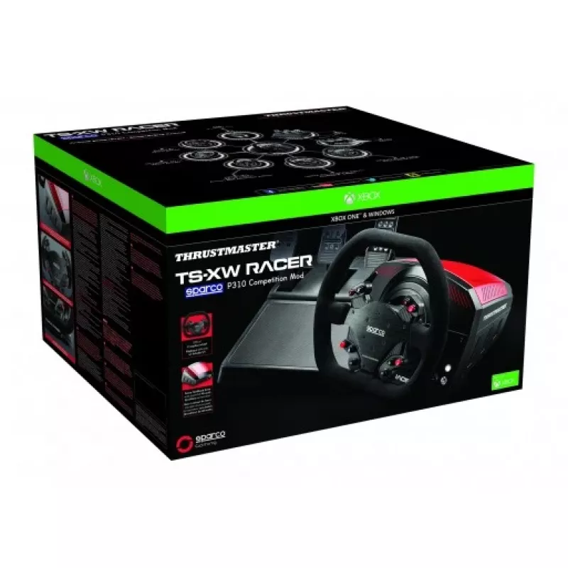 Thrustmaster TS-XW Racer Sparco P310 preto volante + pedais digital PC, Xbox One