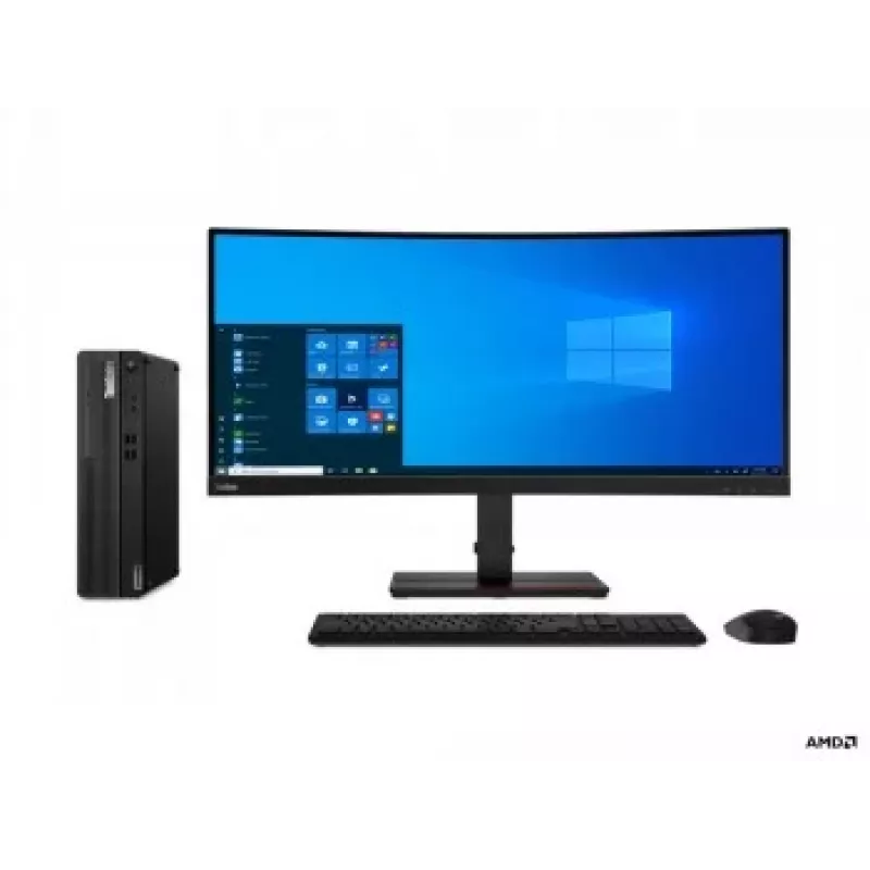 PC de secretária Lenovo M75s G2 SFF — AMD Ryzen 5 PRO 5650G, 16 GB RAM, 512 GB SSD, ODD, Windows 11 Pro